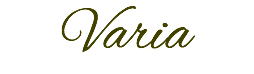 Varia